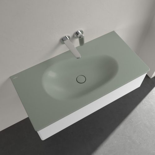 Villeroy & Boch Antao Bútoros mosdókagyló csaplyukfurat nélkül 1000 x 500 mm Morning Green CeramicPlus