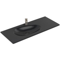   Villeroy & Boch Antao Bútoros mosdókagyló 1200 x 500 mm Pure Black CeramicPlus