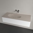 Villeroy & Boch Antao Bútoros mosdókagyló csaplyukfurat nélkül 1200 x 500 mm Almond CeramicPlus