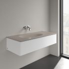 Villeroy & Boch Antao Bútoros mosdókagyló csaplyukfurat nélkül 1200 x 500 mm Almond CeramicPlus