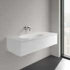 Villeroy & Boch Antao Bútoros mosdókagyló csaplyukfurat nélkül 1200 x 500 mm Stone White CeramicPlus