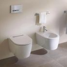 Geberit ONE fali WC mélyöblítésű készlet zárt forma TurboFlush WC-ülőkével