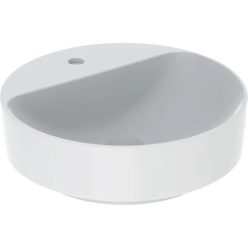   Geberit Variform Pultra ültethető mosdókagyló Kerek, csaplyukpaddal, túlfolyó nélkül 450 mm
