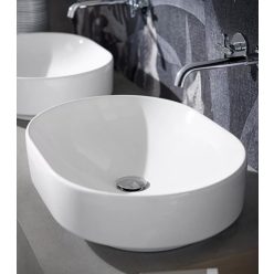   Geberit VariForm pultra ültethető mosdókagyló ellipszis 550 mm