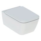 Geberit iCon Square fali WC mélyöblítésű készlet zárt forma Rimfree WC-ülőkével