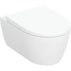   Geberit iCon fali WC mélyöblítésű készlet zárt forma Rimfree WC-ülőkével