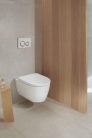 Geberit iCon fali WC mélyöblítésű készlet zárt forma Rimfree WC-ülőkével