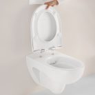 Geberit Selnova fali WC mélyöblítésű készlet Rimfree WC-ülőkével