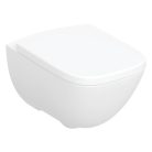 Geberit Selnova Square fali WC mélyöblítésű készlet zárt forma Rimfree WC-ülőkével