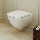 Geberit Selnova Square fali WC mélyöblítésű készlet zárt forma Rimfree WC-ülőkével