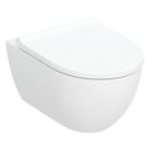 Geberit Acanto fali WC mélyöblítésű készlet zárt forma TurboFlush WC-ülőkével