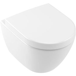   Villeroy & Boch Subway 2.0 Gyűrű nélküli mélyöblítésű Kompakt Fali wc CeramicPlus