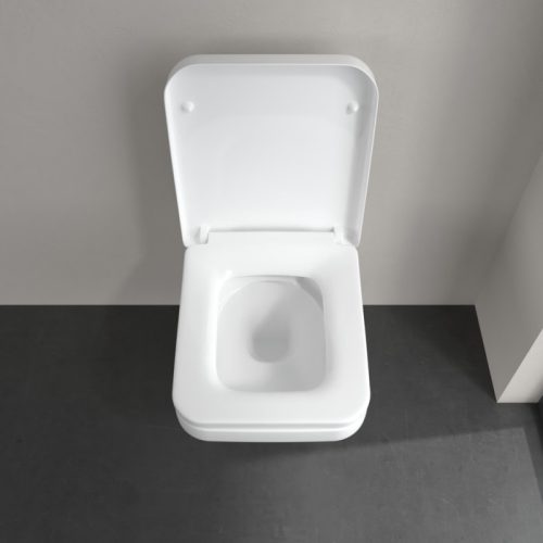 Villeroy & Boch Architectura Rimless mélyöblítésű szögletes fali wc TwistFlush [e3]