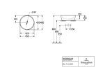 Villeroy & Boch Architectura Pultra ültethető mosdókagyló kerek 450 mm