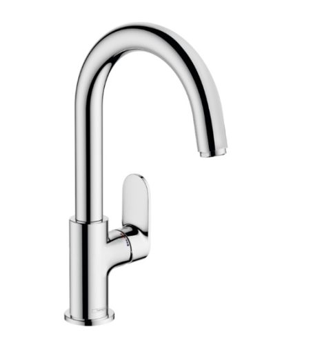 Hansgrohe Vernis Blend Egykaros mosdócsaptelep elforgatható kifolyóval és automata lefolyógarnitúrával chrome