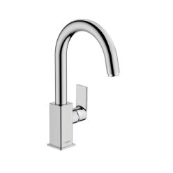   Hansgrohe Vernis Shape Egykaros mosdócsaptelep elforgatható kifolyóval és automata lefolyógarnitúrával chrome