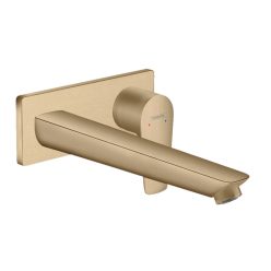   Hansgrohe Talis E Fali mosdócsaptelep, 225 mm-es kifolyóval szálcsiszolt bronz