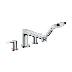   Hansgrohe Talis E 4-lyukú peremre szerelhető kétkaros kádcsaptelep chrome