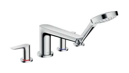 Hansgrohe Talis E 4-lyukú peremre szerelhető kétkaros kádcsaptelep chrome