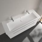 Villeroy & Boch Subway 2.0 Bútoros mosdókagyló 1300 x 470 mm, 2 csaplyukfurattal