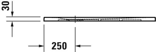Duravit Sustano Zuhanytálca DuraSolid® matt sötétszürke 90x90 cm 
