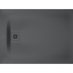   Duravit Sustano Zuhanytálca DuraSolid® matt sötétszürke 120x90 cm