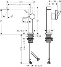 Hansgrohe Tecturis E Egykaros mosdócsaptelep Fine 150 CoolStart lefolyógarnitúra nélkül króm EcoSmart+