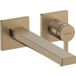   Hansgrohe Tecturis E Egykaros falsík alatti mosdócsaptelep 22.5cm-es kifolyóval Szálcsiszolt Bronz EcoSmart+