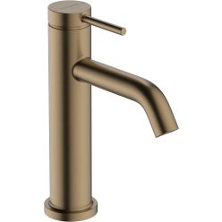   Hansgrohe Tecturis S Egykaros mosdócsaptelep 110 automata lefolyógarnitúrával Szálcsiszolt Bronz EcoSmart+