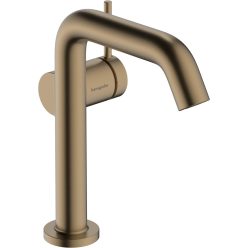   Hansgrohe Tecturis S Egykaros mosdócsaptelep Fine 150 CoolStart Push-open lefolyógarnitúrával Szálcsiszolt Bronz EcoSmart+