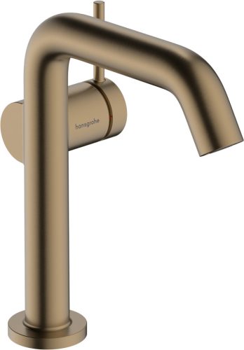 Hansgrohe Tecturis S Egykaros mosdócsaptelep Fine 150 CoolStart Push-open lefolyógarnitúrával Szálcsiszolt Bronz EcoSmart+