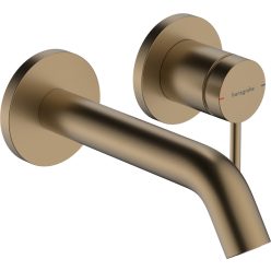   Hansgrohe Tecturis S Egykaros falsík alatti mosdócsaptelep 16.5cm-es kifolyóval Szálcsiszolt Bronz EcoSmart+