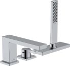 Hansgrohe Tecturis E 3-lyukú Peremre szerelhető kádcsaptelep sBox króm 