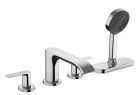 Hansgrohe Vivenis 4 lyukú, peremre szerelhető kádcsaptelep sBox-szal chrome