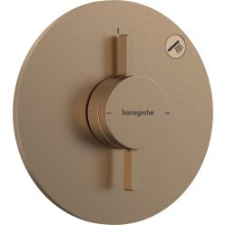   Hansgrohe DuoTurn S Falsík alatti csaptelep 1 funkciós Szálcsiszolt Bronz 