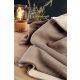 Biederlack Duo Cotton Melange  sand-natur homokszínű pléd 150x200 cm