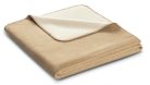 Biederlack Duo Cotton Melange  creme-natur bézs pléd 150x200 cm