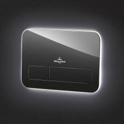   Villeroy & Boch Viconnect 200G LED Nyomólap Glass Glossy Black