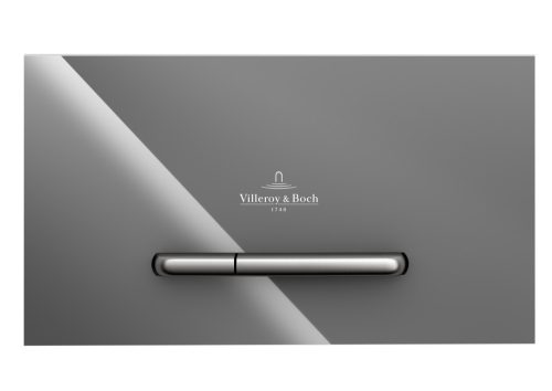 Villeroy & Boch Viconnect 300G Üveg Nyomólap Glass Glossy Grey