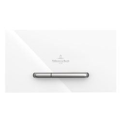   Villeroy & Boch Viconnect 300G Üveg Nyomólap Glass Glossy White