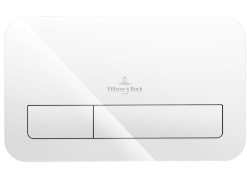 Villeroy & Boch Viconnect 200G Üveg Nyomólap Glass Glossy White