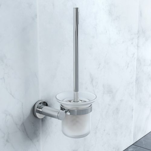 Duravit D-Code WC-kefe tartó chrome