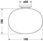 Duravit Starck T Szappantartó matt fekete