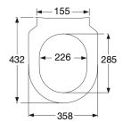 Villeroy & Boch Subway Wc ülőke Slimseat lecsapódásmentes