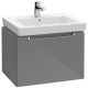 Villeroy & Boch Subway 2.0 Fürdőszoba bútor 600 mm 1 fiók Glossy Grey (mosdókagyló nélkül)