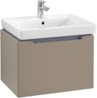 Villeroy & Boch Subway 2.0 Fürdőszoba bútor 600 mm 1 fiók Truffle Grey (mosdókagyló nélkül)