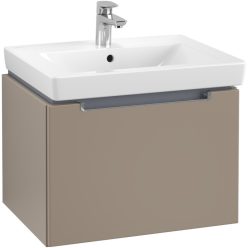   Villeroy & Boch Subway 2.0 Fürdőszoba bútor 600 mm 1 fiók Truffle Grey (mosdókagyló nélkül)