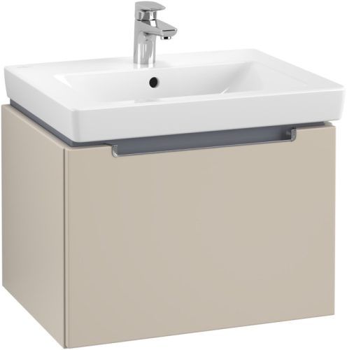 Villeroy & Boch Subway 2.0 Fürdőszoba bútor 600 mm 1 fiók Soft Grey (mosdókagyló nélkül)