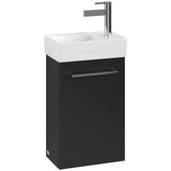   Villeroy & Boch Avento Alsószekrény, zsanér bal oldalon 340 mm Volcano Black