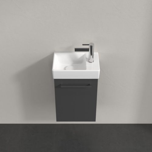 Villeroy & Boch Avento Alsószekrény, zsanér bal oldalon 340 mm Graphite